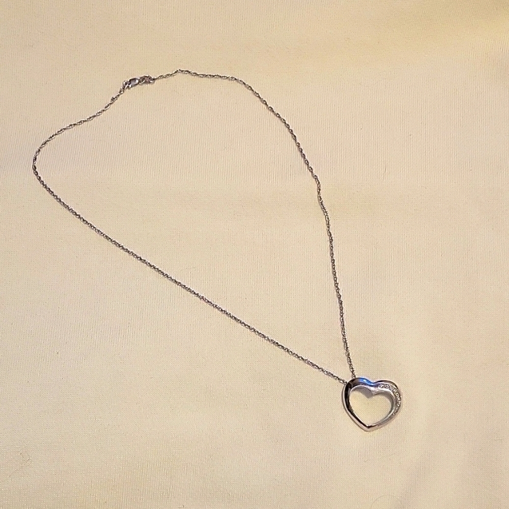 925 Sterling Silver Heart‎ Necklace for Daughter from mom
